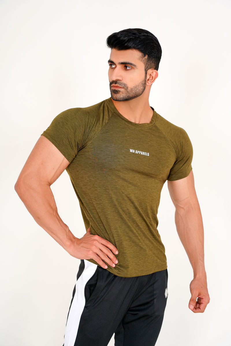 OLIVE FLEX FIT TEE