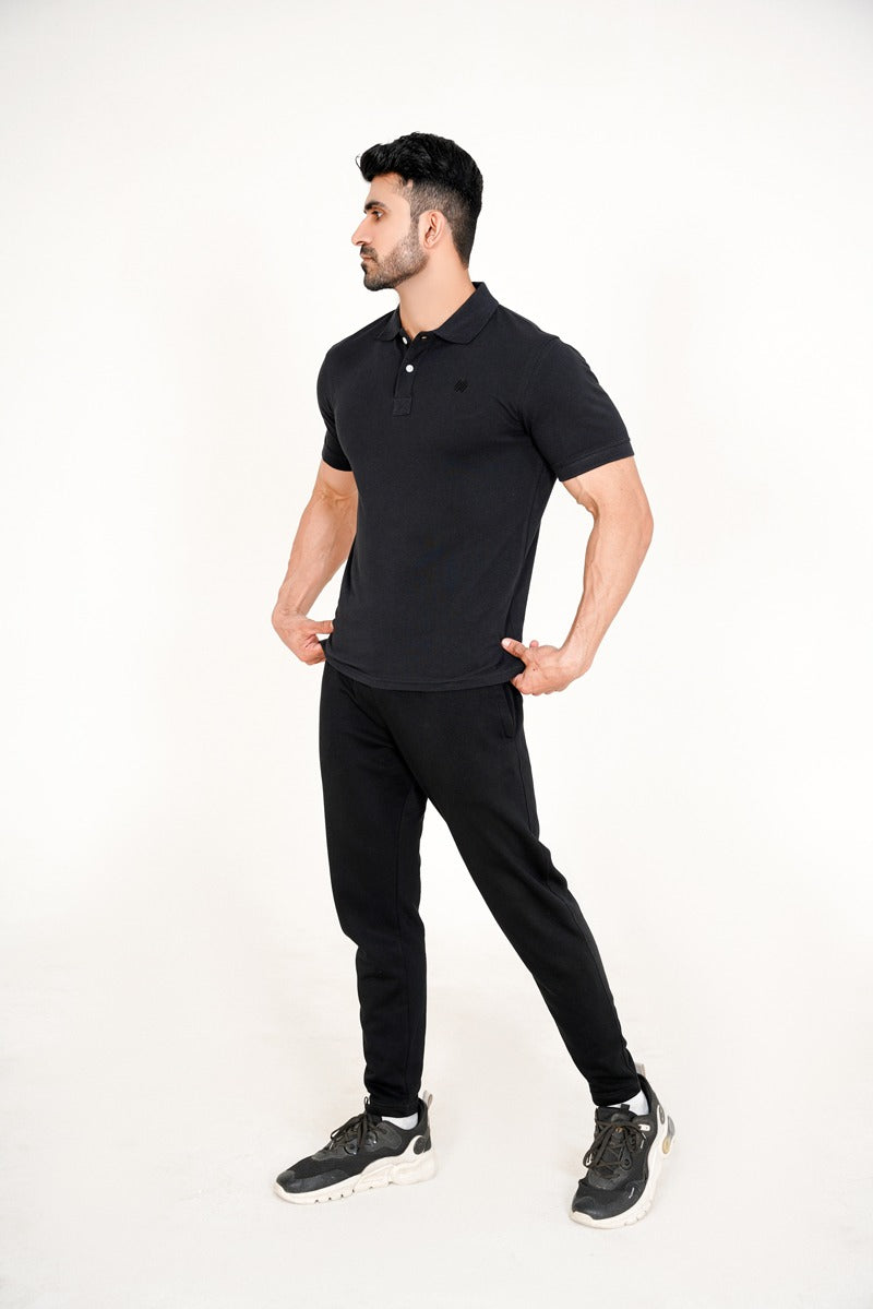 BLACK POLO SHIRT
