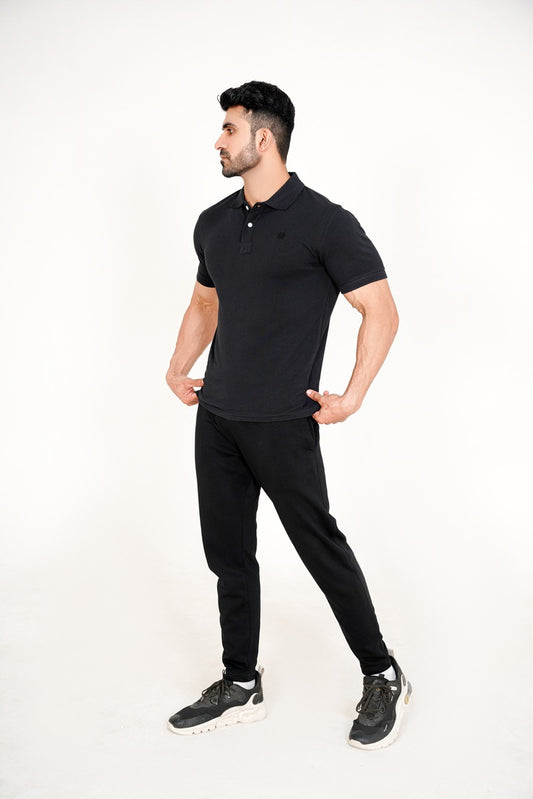 BLACK POLO SHIRT